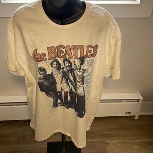 Pre owned The Beatles white t shirt L/XL